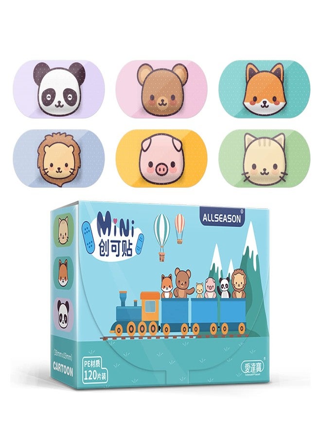 AndicAge Kids Adhesive Bandages, 120pcs Cute Cartoon Bandage Disposable Breathable Waterproof Bandage for Boys Girls Toddlers, 38mm*19mm - Image 1